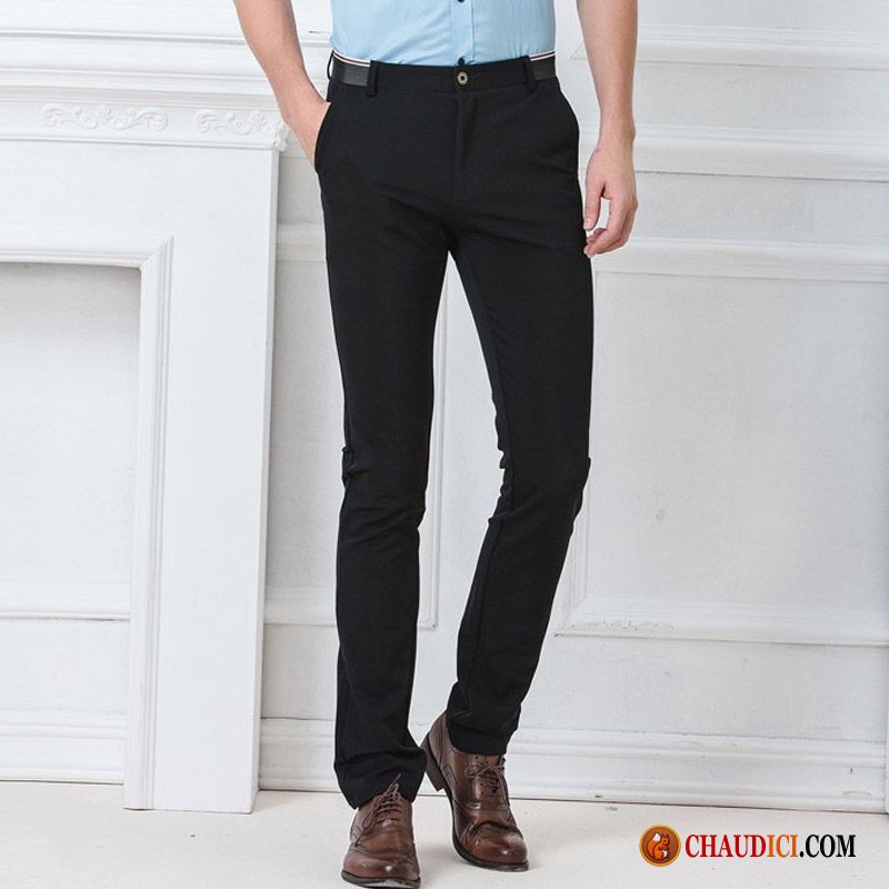 Pantalon D Ete Pour Homme Pantalon Tendance Légère Britanique Homme