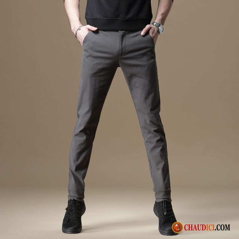 Pantalon De Marque Homme Été Légère Maigre Pantalon De Travail Pas Cher