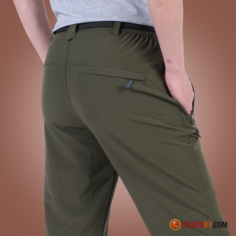 Pantalon En Lin Homme Saumon Baggy Séchage Rapide Printemps Été Pantalon Pas Cher