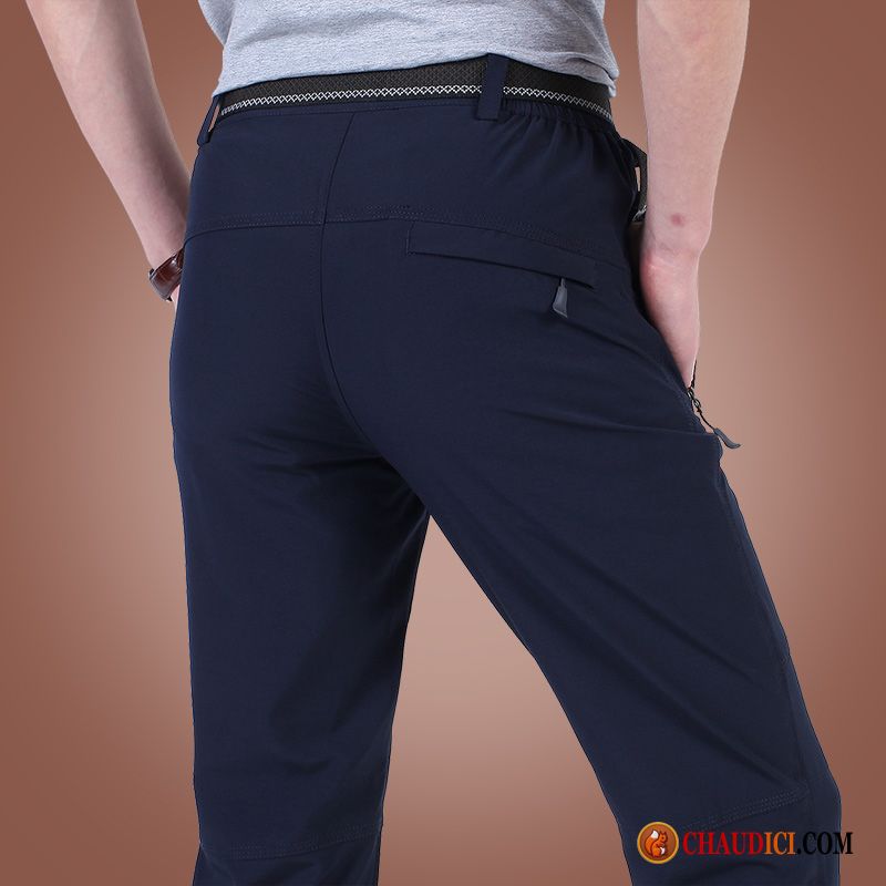 Pantalon En Lin Homme Saumon Baggy Séchage Rapide Printemps Été Pantalon Pas Cher