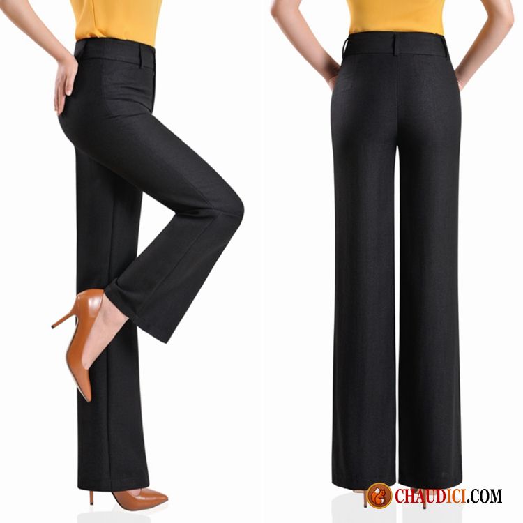 Pantalon Femme Leger Respirant Haute Cintrée Été Femme Pantalon Pas Cher