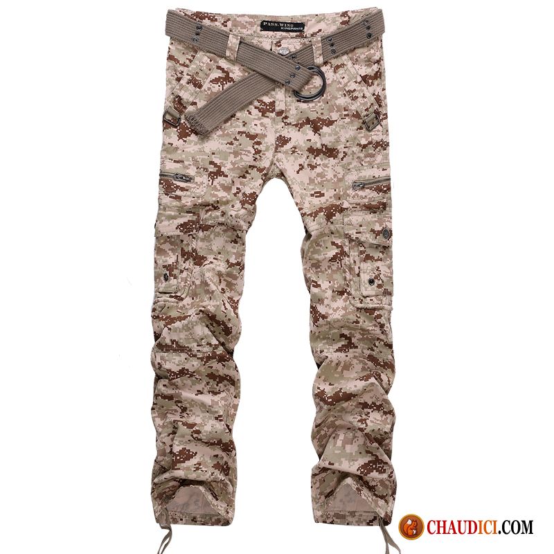 Pantalon Homme Solde Rose Tendance Fantaisie Camouflage Pantalons Homme