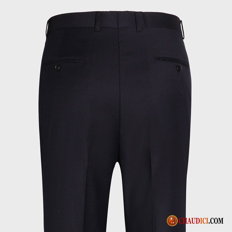 Pantalon Large Homme Noir Professionnel Âge Moyen Décontractée Costume Formel