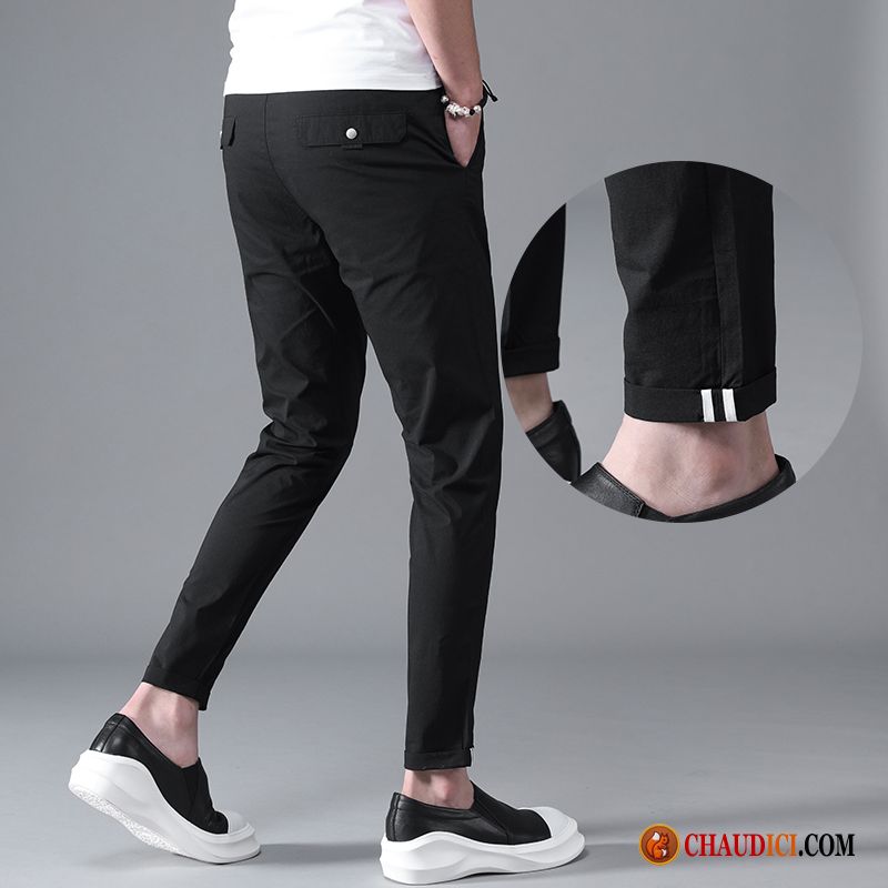 Pantalon Pince Homme Légère Tendance Collants Été Slim En Ligne