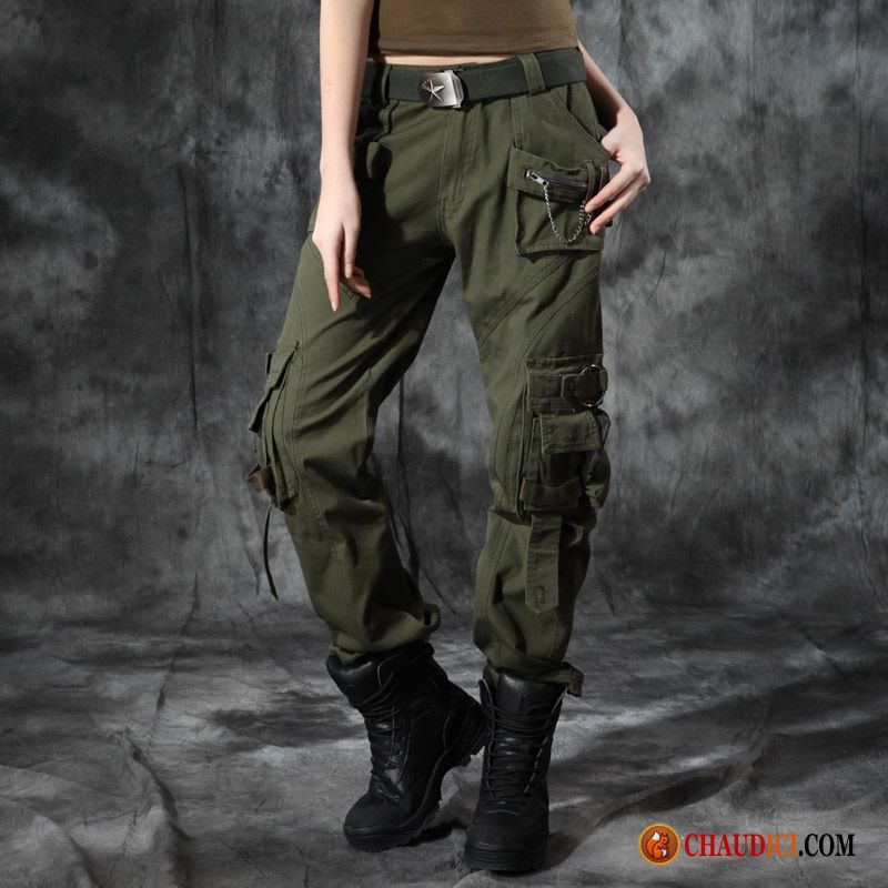 Pantalon Solde Homme Pérou Jambe Droite Femme Pantalon Camouflage Baggy