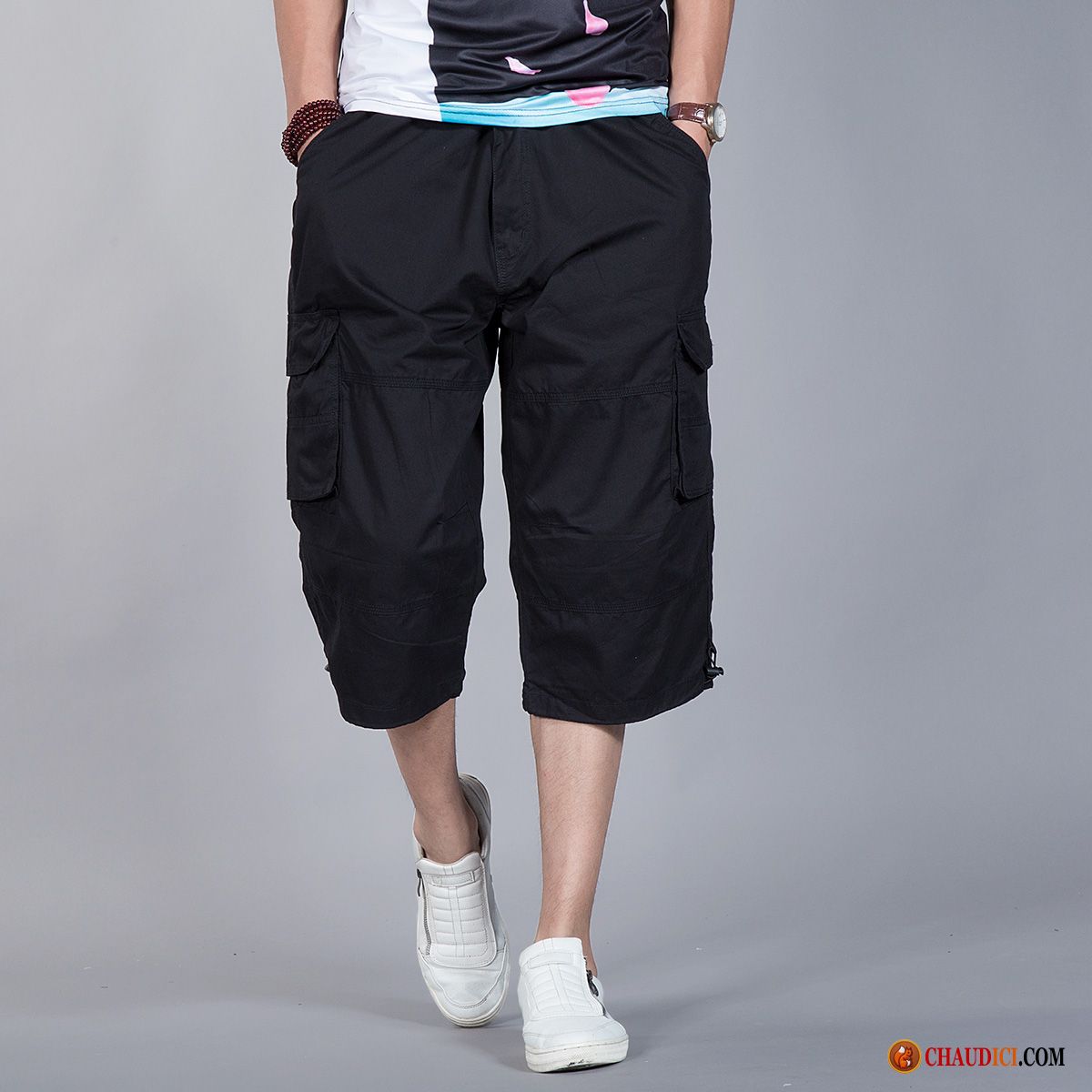 Pantalon Straight Homme Saumon Homme Cargo Baggy Pantalons Les Pantalons De Survêtement