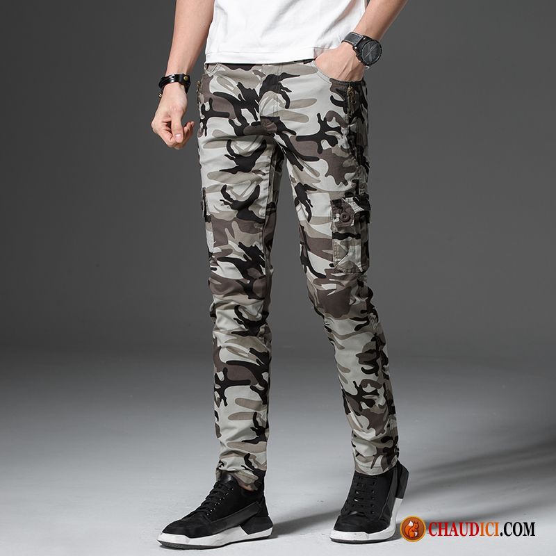 Pantalon Velours Homme Homme Cargo Extensible Slim Tendance Pas Cher