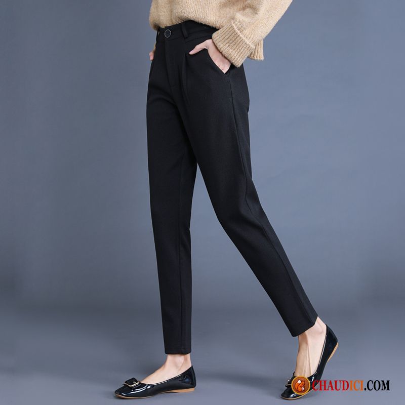 Pantalon Vert Foncé Femme Baggy Femme Rayé L'automne Pantalon