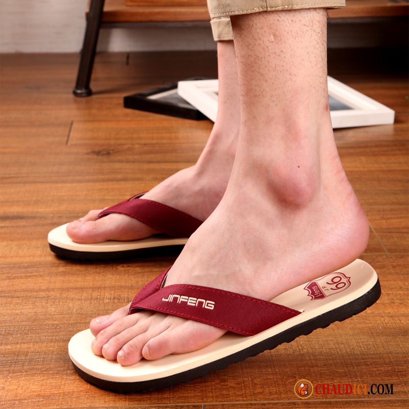 Pantoufle Hiver Homme Été Tongs Homme Antidérapant Tongs Chaussons En Vente