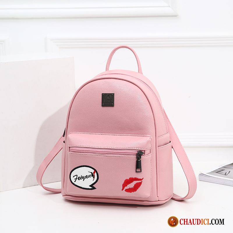 Petit Sac A Dos Femme Peachpuff Sac À Dos Loisir Rose Mode Cartable Pas Cher