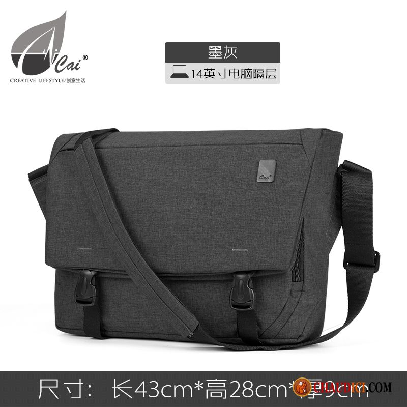 Petit Sac À Bandoulière Bandoulière Écarlate Hommes Sac D'ordinateur Portable Sacs À Bandoulière 14 Pouces Mode