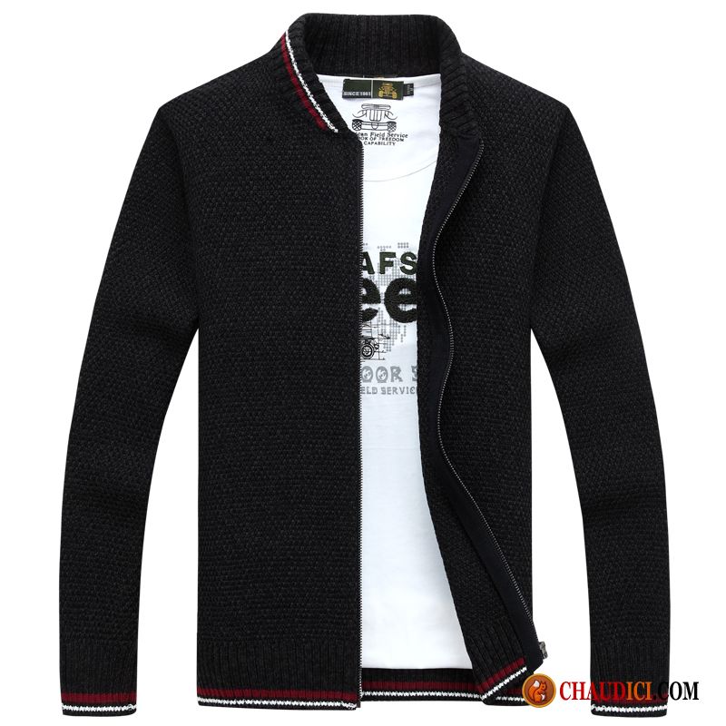 Pull Cachemire Pour Homme Pierre Pure L'automne Col Mandarin Pull Homme