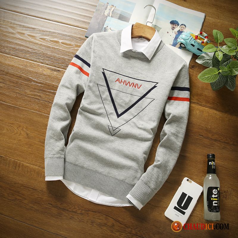 Pull Homme Coton Zippé Rosybrown Printemps Hoodies Une Veste T-shirt Chemise En Bas En Ligne