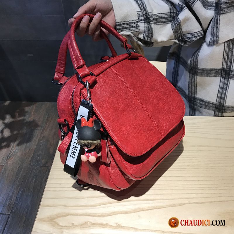 Recherche Sac A Main Pas Cher Femme Sauvage Rouge Simple Le Nouveau