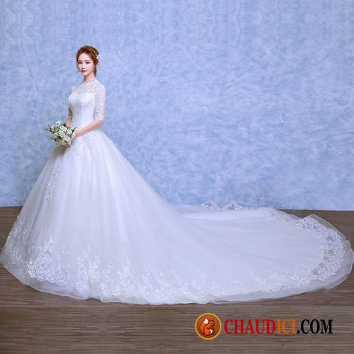 Robe Classique Femme Rétro Printemps Mince Jeune Mariée Robe