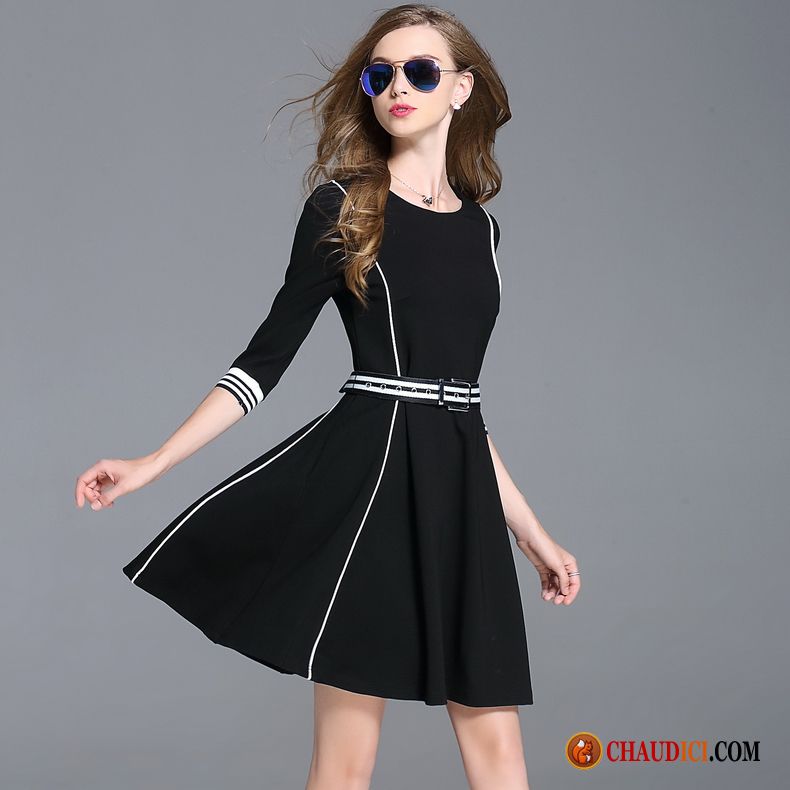 Robe Féminine Élégante Mode Femme Robe Printemps Tendance