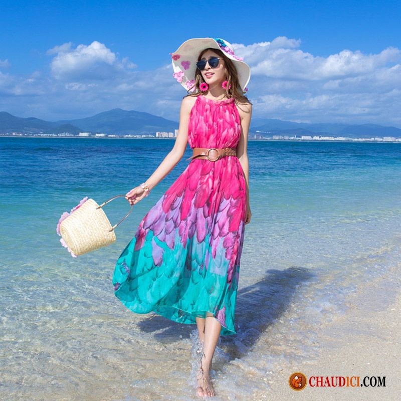 Robe Tendance Pas Cher Essentiel Plage Robe Femme Vacances