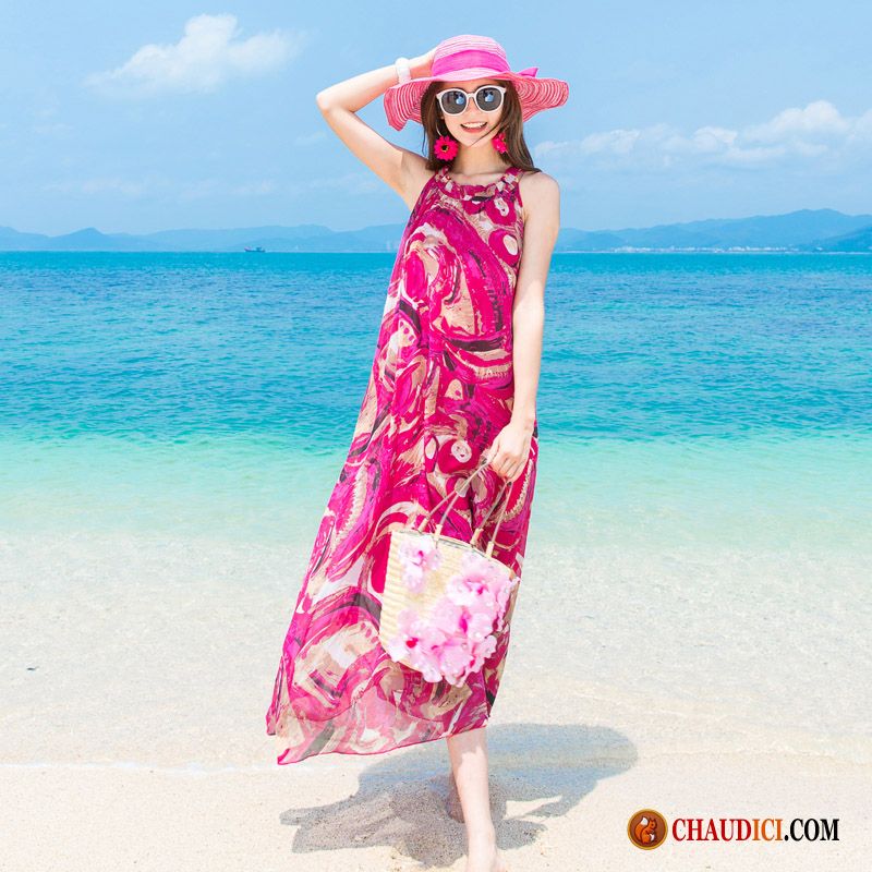 Robe Tendance Pas Cher Essentiel Plage Robe Femme Vacances