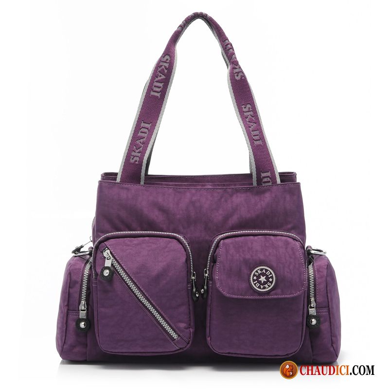 Sac A Bandouliere Femme Marron Haute Qualité Portable Femme Sac De Messager Grande Capacité En Vente