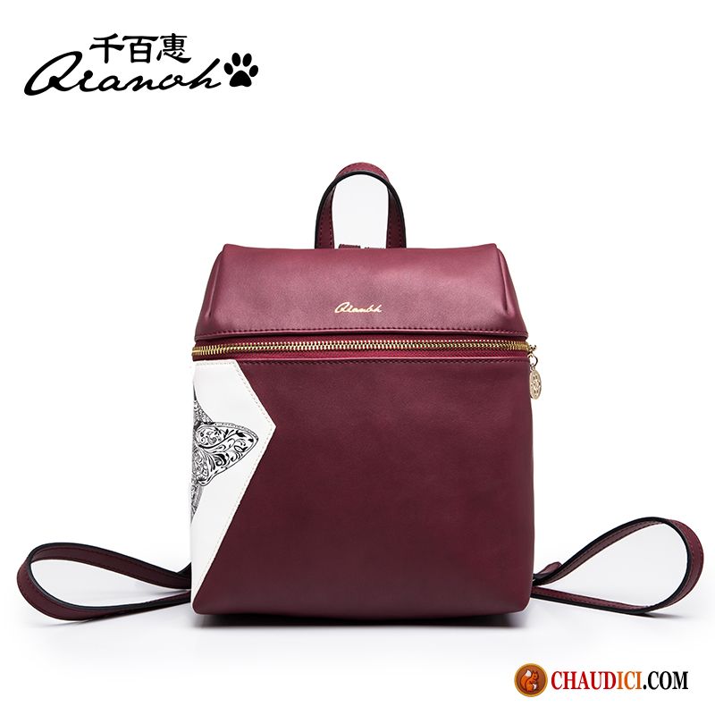 Sac A Dos Cuir Femme Tendance Sac À Dos Cartable Pu Femme