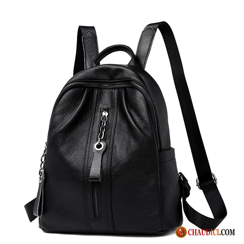 Sac A Dos Garcon College Cuir Véritable Loisir Cuir De Boef Tendance Le Nouveau Pas Cher