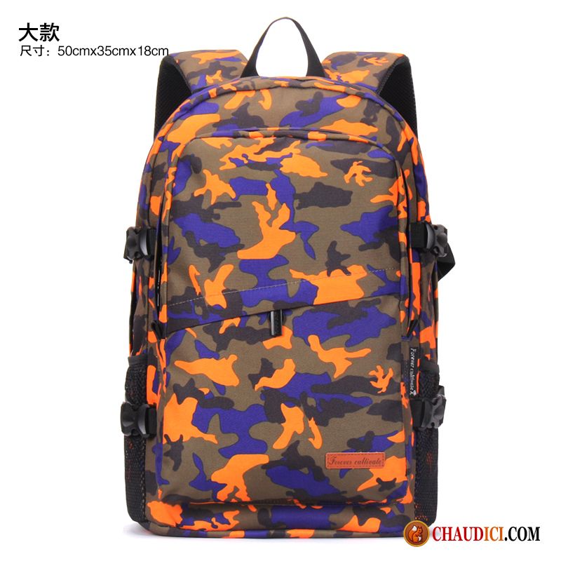 Sac A Dos Mode Voyage Camouflage Toile Sac À Dos Femme En Vente