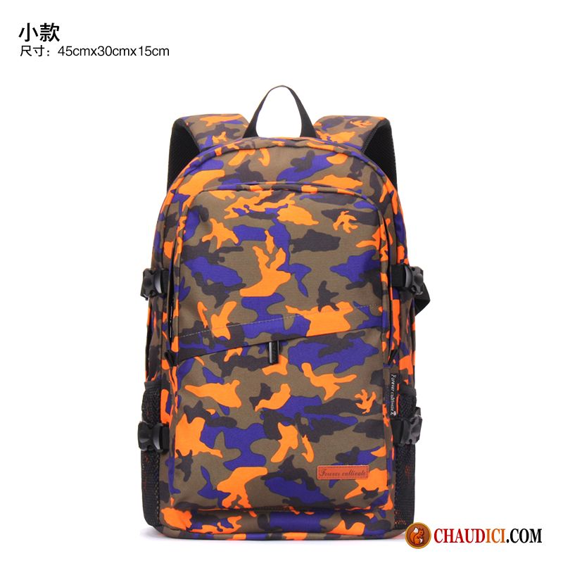 Sac A Dos Mode Voyage Camouflage Toile Sac À Dos Femme En Vente