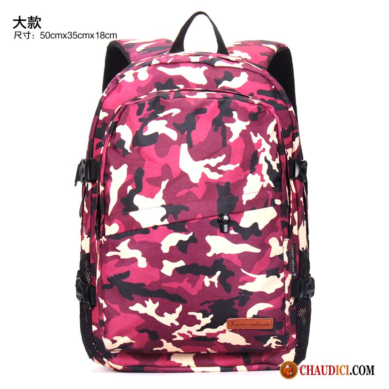 Sac A Dos Mode Voyage Camouflage Toile Sac À Dos Femme En Vente