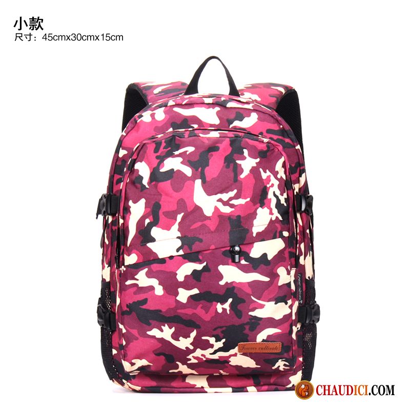 Sac A Dos Mode Voyage Camouflage Toile Sac À Dos Femme En Vente