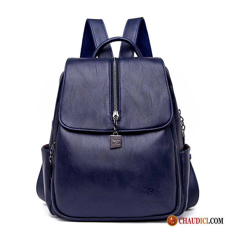 Sac A Dos Noir Femme Pierre Sac À Dos Voyage Peau Douce Cuir Véritable Violet