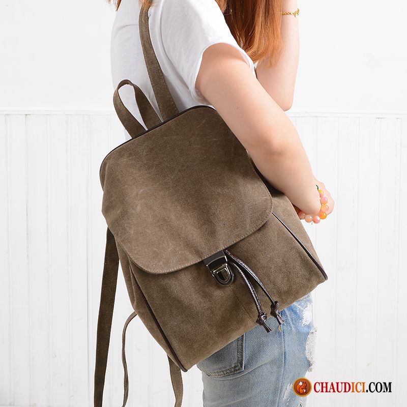 Sac A Dos Pour College Cartable Mode D'université Simple Loisir Tendance Pas Cher