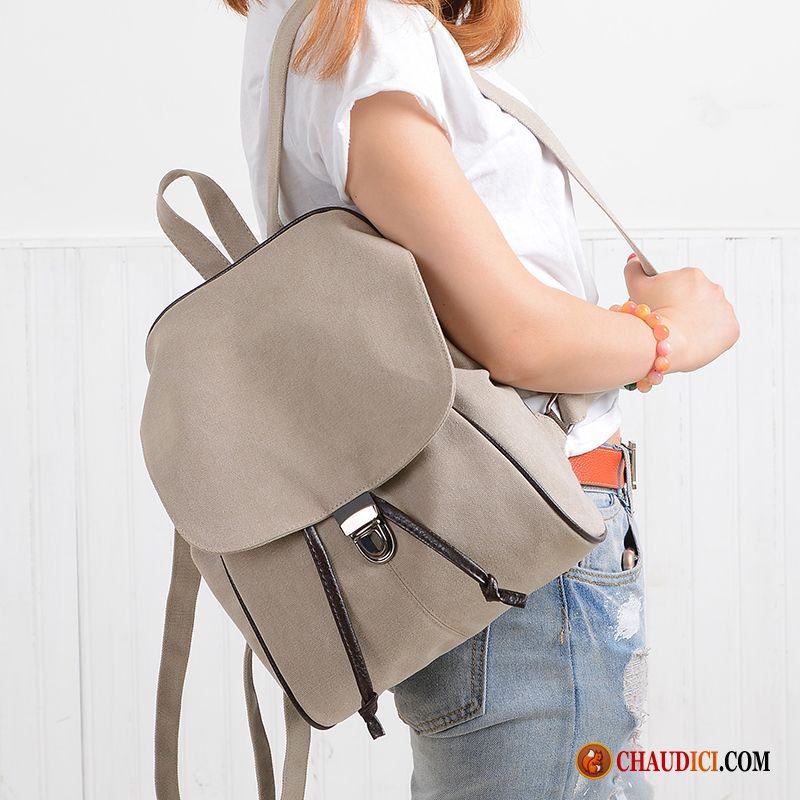 Sac A Dos Pour College Cartable Mode D'université Simple Loisir Tendance Pas Cher