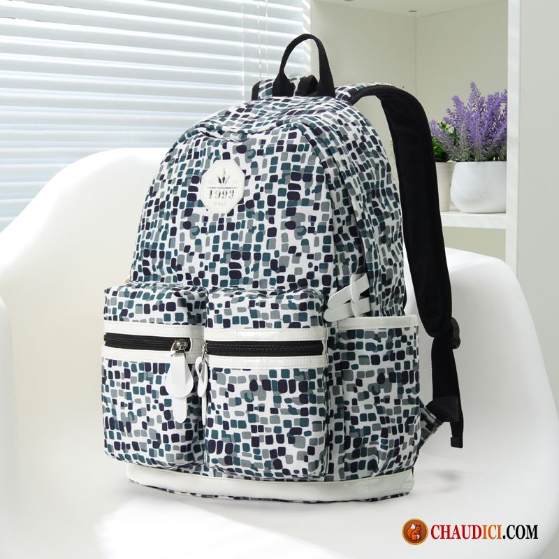 Sac A Dos Pour Le College Cartable Toile Femme Étudiant Tendance