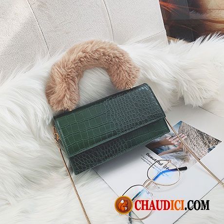 Sac A Main De Grande Marque Peluche Sauvage Femme Sacs À Bandoulière Chaîne Pas Cher