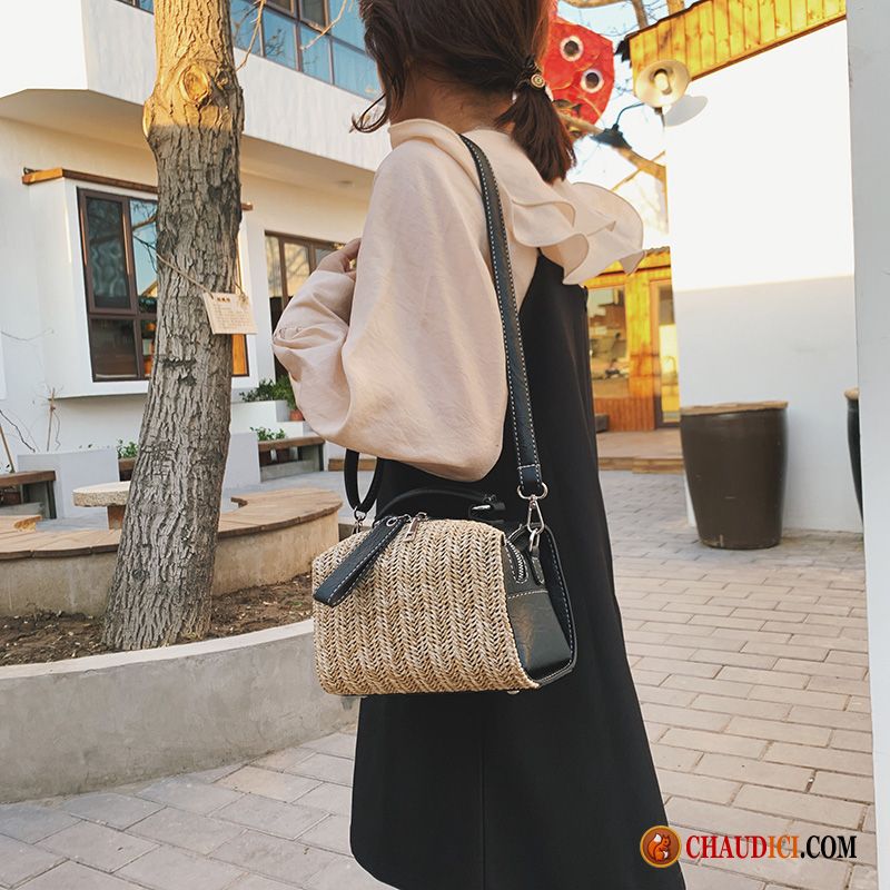 Sac A Main Grand Volume Tendance Sauvage Femme Mode Sac De Messager Pas Cher