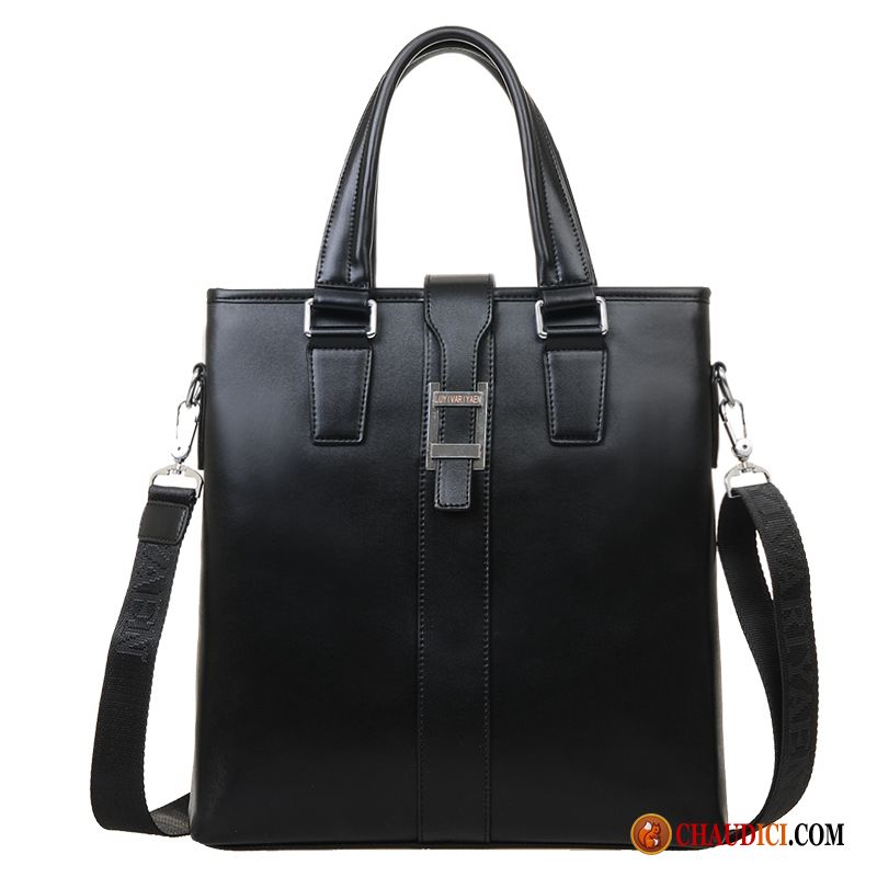 Sac A Main Pas Cher Noir Sac À Main Homme Sac De Messager Hommes Cuir De Boef