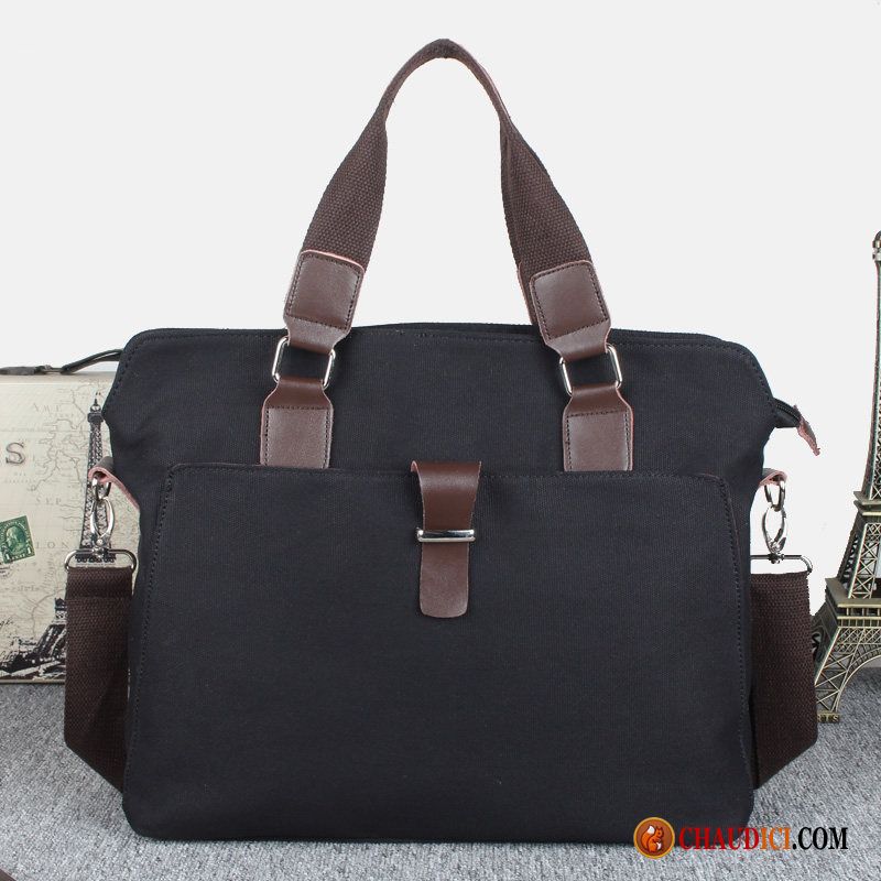 Sac A Main Pour Homme Pensée Sac D'ordinateur Portable Sacs À Bandoulière La Coupe Transversale Mallette Sac De Messager