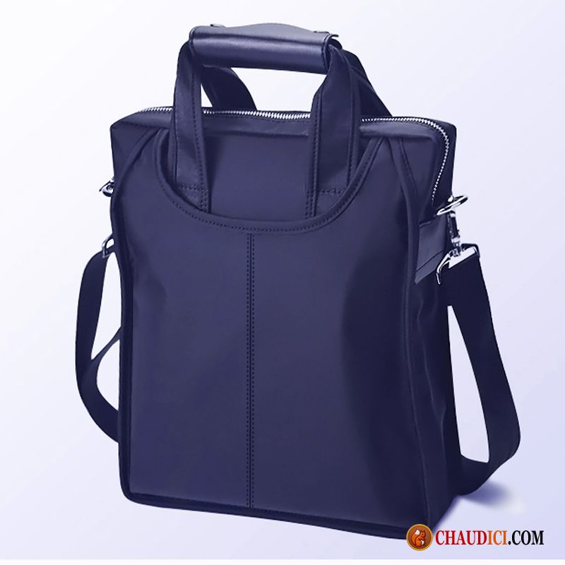 Sac A Main Sacoche Tissu Oxford Sac À Main Hommes Noir Tendance