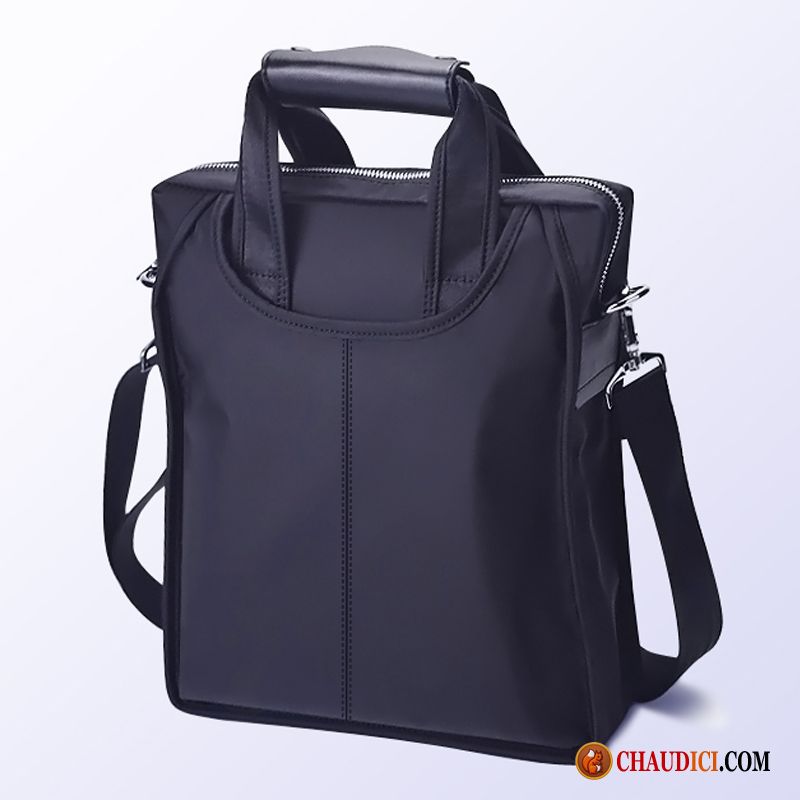 Sac A Main Sacoche Tissu Oxford Sac À Main Hommes Noir Tendance