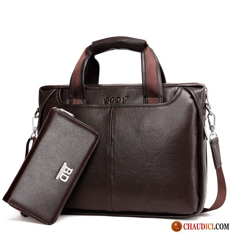 Sac Bandoulière Cuir Marron Homme Sacs À Bandoulière Sac De Messager Tendance Hommes Loisir En Ligne