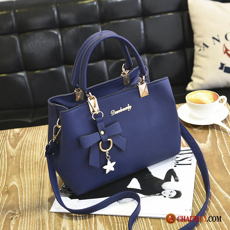 Sac Bandoulière Femme Cuir Noir Femme Printemps Europe Loisir Sac À Main France