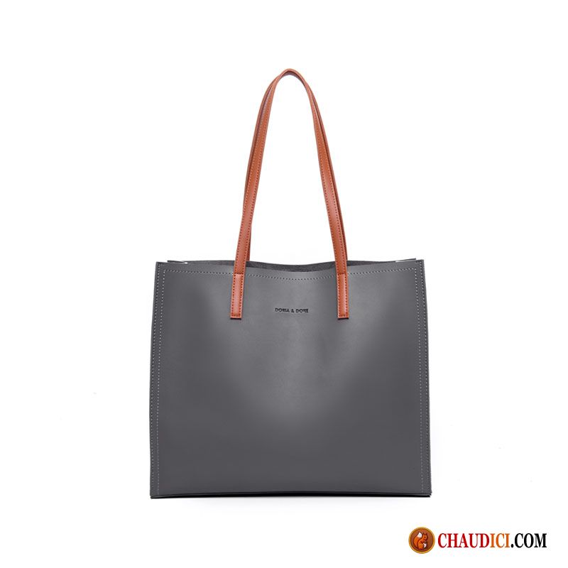 Sac Bandoulière Femme Noir Grand Paquet Mode Femme Sac À Main Grande Capacité En Vente