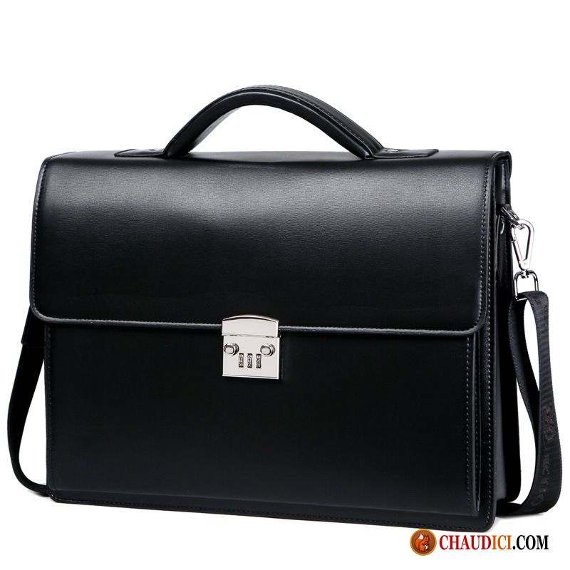 Sac Bandoulière Homme Coloré Noir Sac De Messager Cuir Véritable Pochette Homme Pas Cher