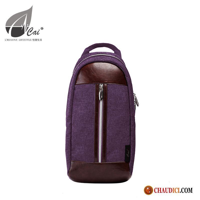 Sac Bandoulière Homme Marron Femme Rétro Sport Vélo Mode En Ligne