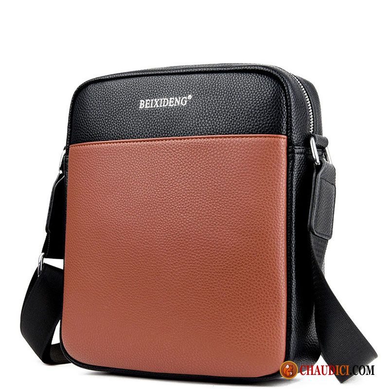 Sac Bandoulière Noir Homme Marron Sac À Dos Loisir Sac De Messager Le Nouveau Hommes