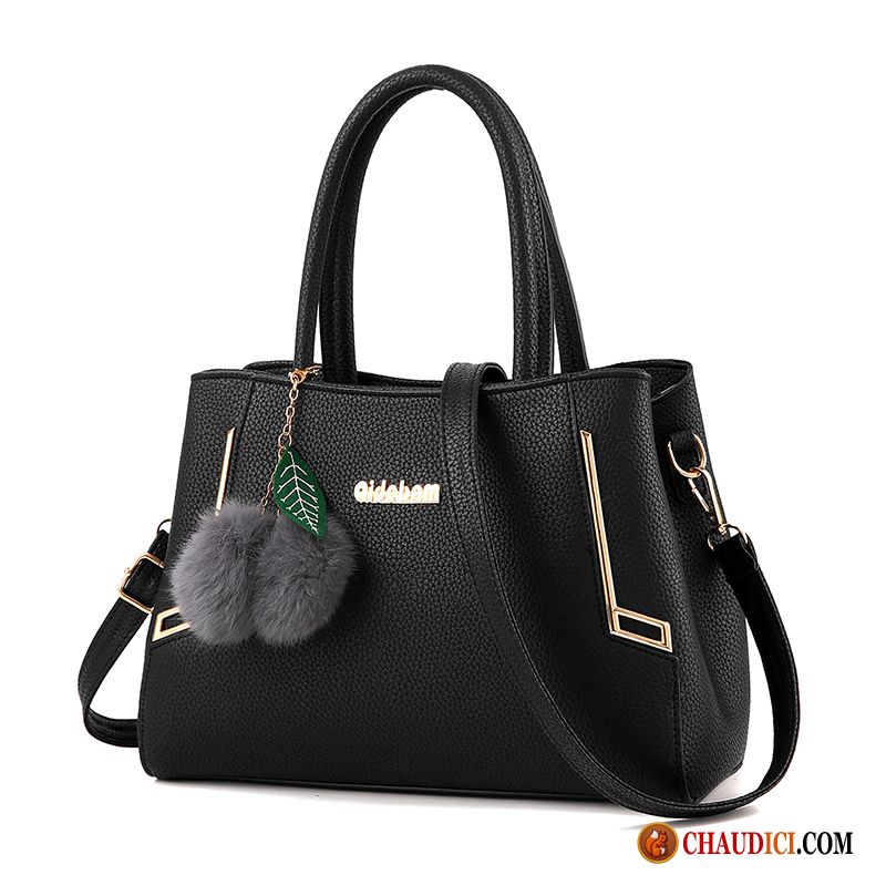 Sac Besace Cuir Souple Femme Grand Paquet Europe Tendance Sacs À Bandoulière Femme Pas Cher