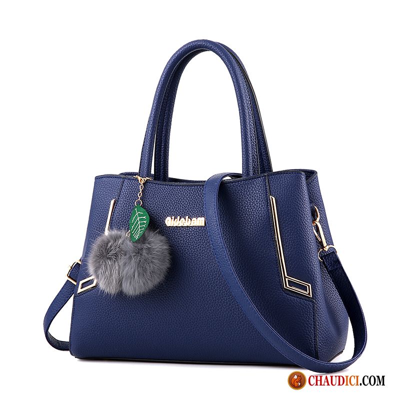 Sac Besace Cuir Souple Femme Grand Paquet Europe Tendance Sacs À Bandoulière Femme Pas Cher