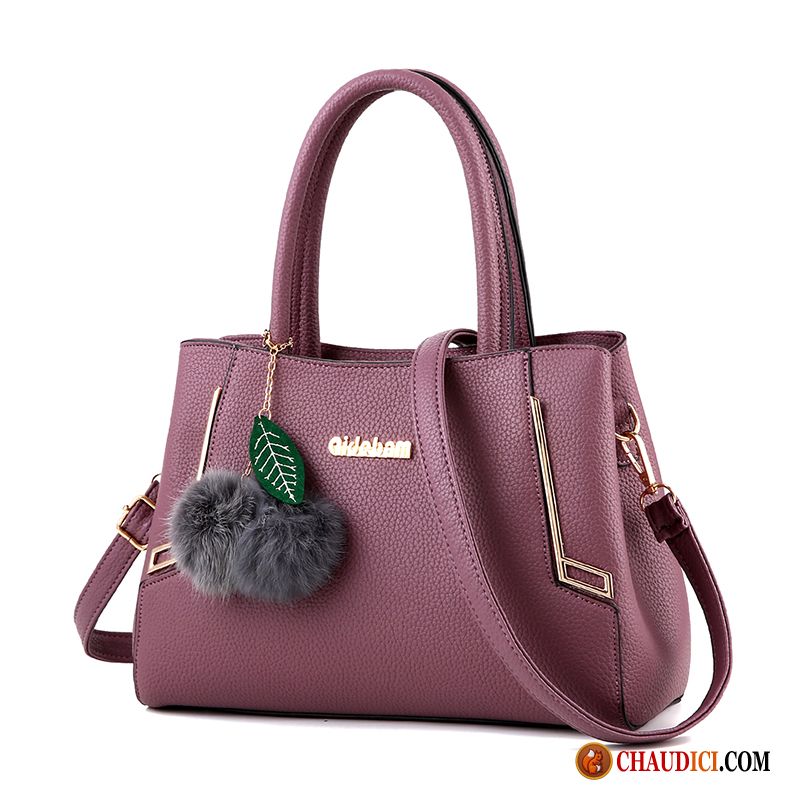 Sac Besace Cuir Souple Femme Grand Paquet Europe Tendance Sacs À Bandoulière Femme Pas Cher