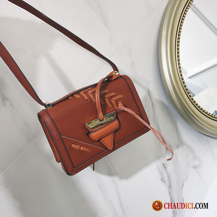 Sac Besace Cuir Souple Femme Sac À Main Sacs À Bandoulière Couleur Du Coup Le Nouveau Mini Pas Cher