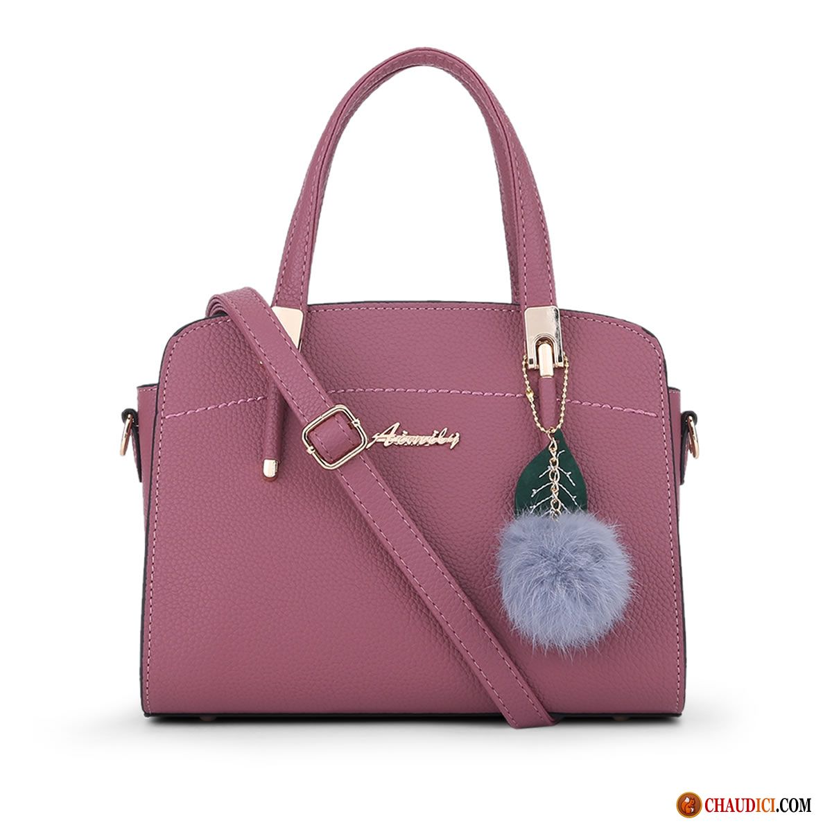 Sac Cuir Femme Bandoulière Bronzer Le Nouveau Âge Moyen Sac De Messager Femme Ornements